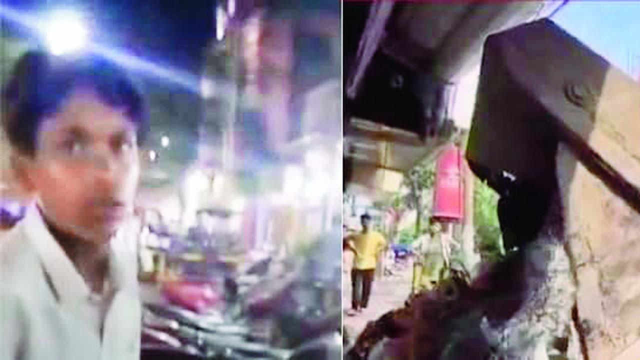 વાયરલ વીડિયોમાંથી સ્ક્રીન શૉટ